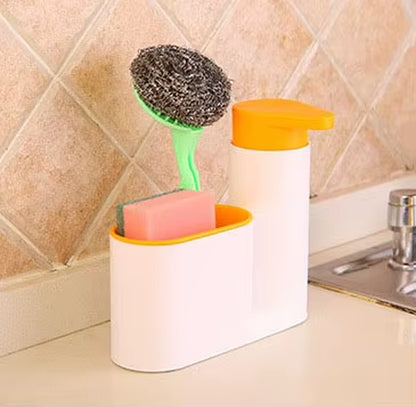 Kitchen Stoarge Rack for Cleaning Rack Washing Sponge Brush Sink Detergent Soap Dispenser Bottle Kitchen Organizer Gadgets