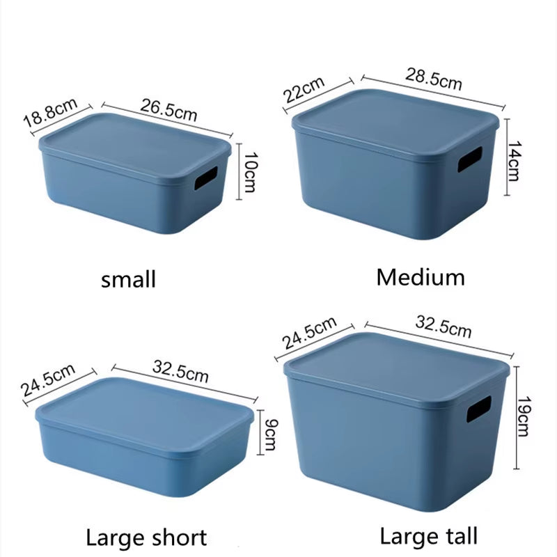 Desktop Storage Box Thickened Material Household Organizing Dormitory Kitchen Storage Box