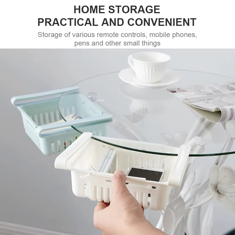 Fridge Organizer Box Multifunctional Refrigerator Preservation Pull-Out Type Classification Shelf Fresh Divider Layer Shelf