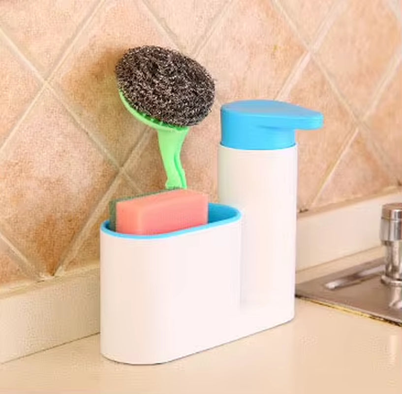 Kitchen Stoarge Rack for Cleaning Rack Washing Sponge Brush Sink Detergent Soap Dispenser Bottle Kitchen Organizer Gadgets