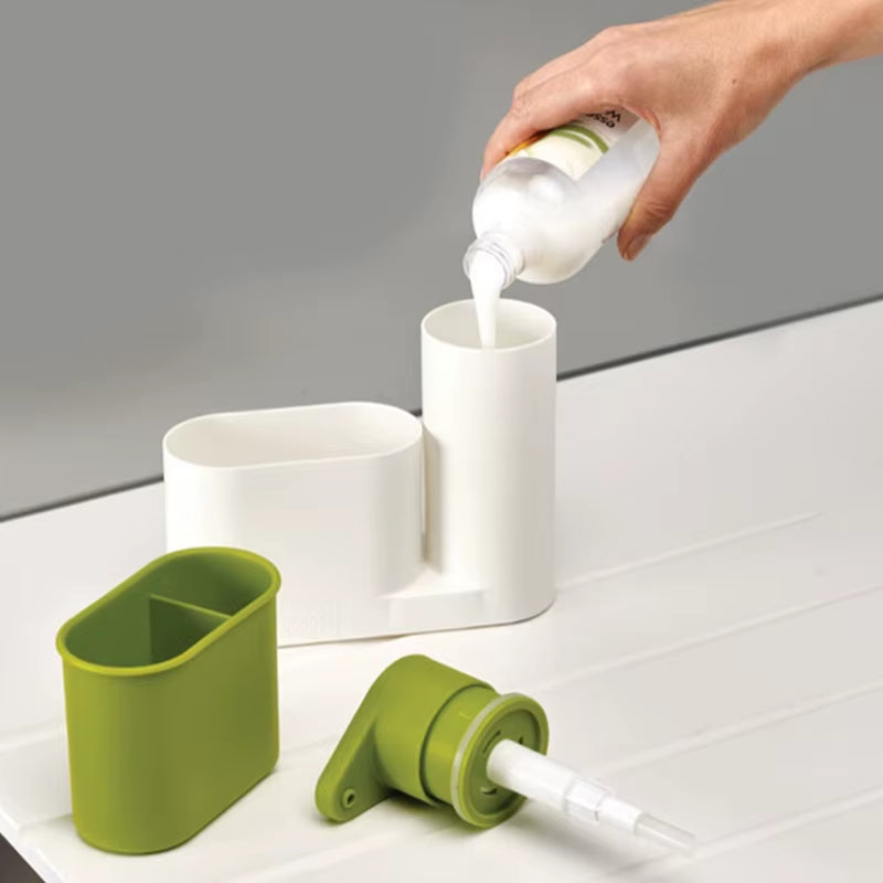 Kitchen Stoarge Rack for Cleaning Rack Washing Sponge Brush Sink Detergent Soap Dispenser Bottle Kitchen Organizer Gadgets