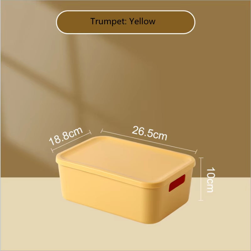 Desktop Storage Box Thickened Material Household Organizing Dormitory Kitchen Storage Box
