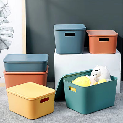 Desktop Storage Box Thickened Material Household Organizing Dormitory Kitchen Storage Box