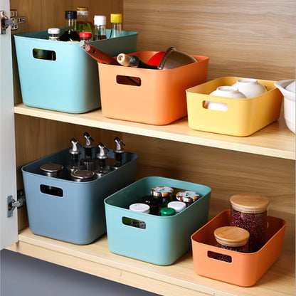 Desktop Storage Box Thickened Material Household Organizing Dormitory Kitchen Storage Box