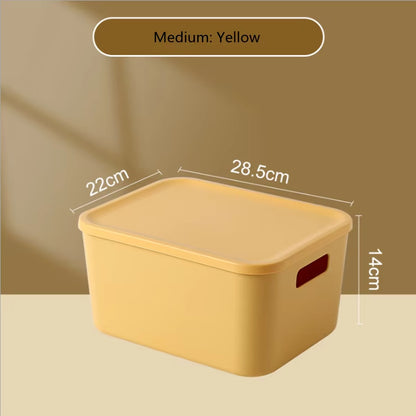 Desktop Storage Box Thickened Material Household Organizing Dormitory Kitchen Storage Box