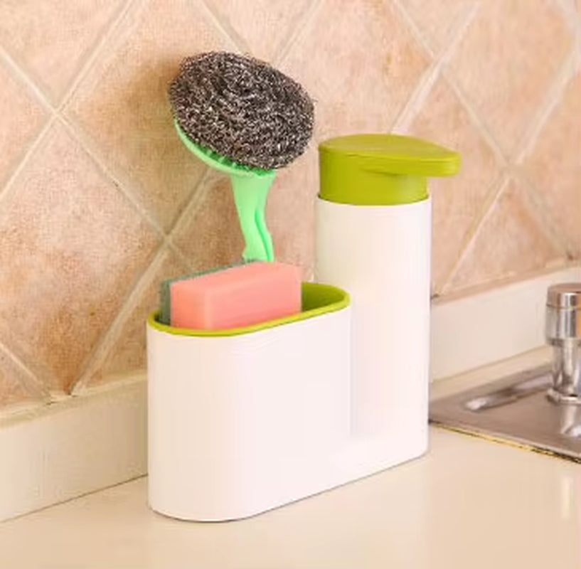Kitchen Stoarge Rack for Cleaning Rack Washing Sponge Brush Sink Detergent Soap Dispenser Bottle Kitchen Organizer Gadgets