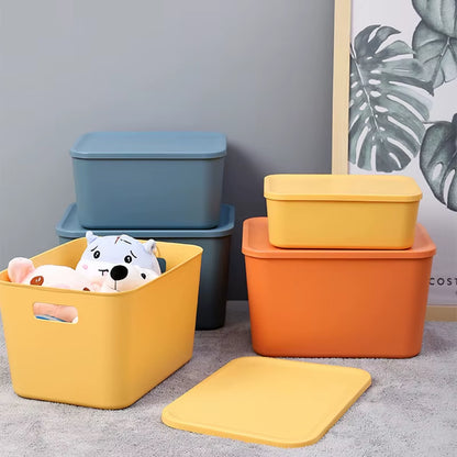 Desktop Storage Box Thickened Material Household Organizing Dormitory Kitchen Storage Box