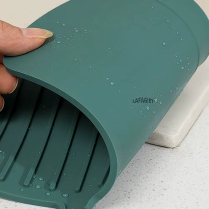 Silicone Drainage Pad Bathroom Kitchen Faucet Drip Mat Wash Basin Sink Splash Proof Draining Pad Table Heat Insulation Protector