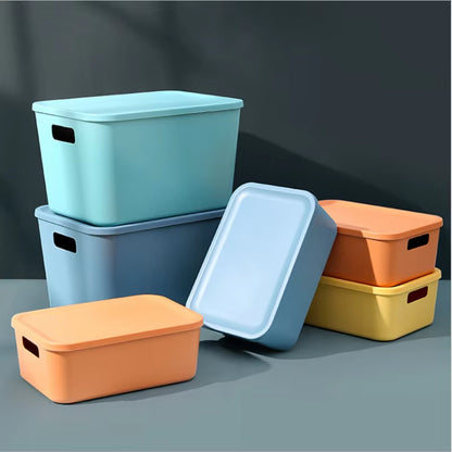 Desktop Storage Box Thickened Material Household Organizing Dormitory Kitchen Storage Box
